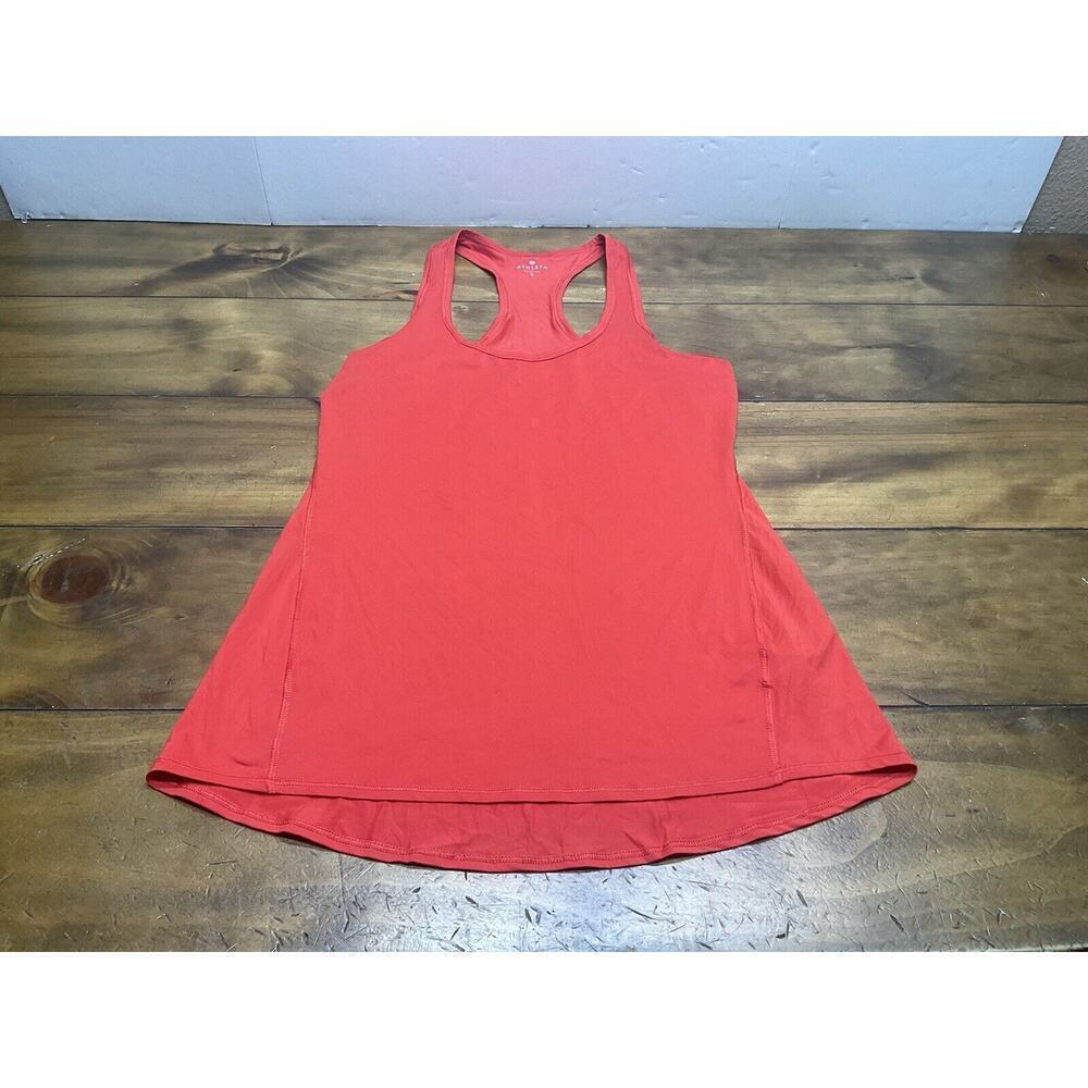 Athleta Women's Size Small Red Racerback Tank Top